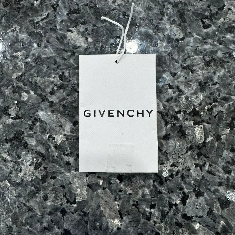 Givenchy White Envelope Authentic Button Add on Logo Storage Flap Open + Tag